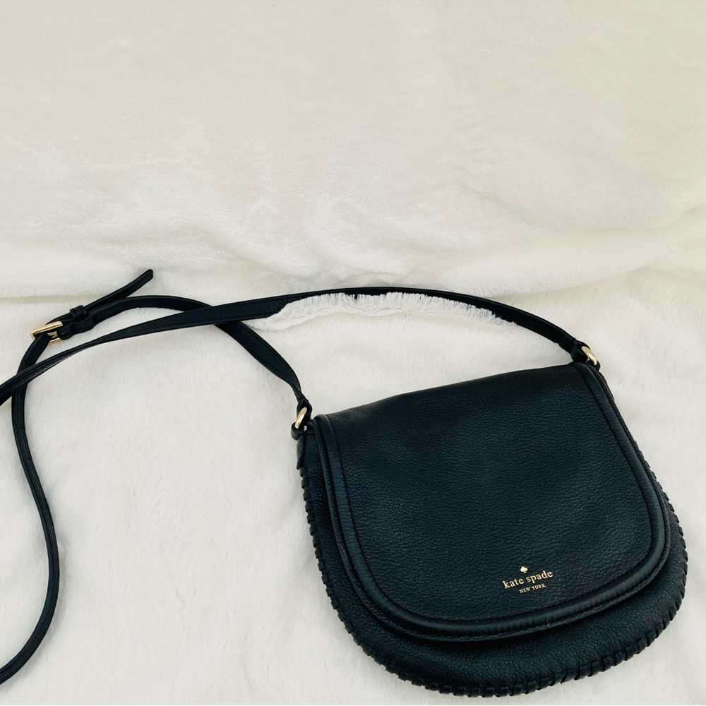 Kate Spade Black Leather Crossbody Bag